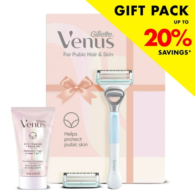 Gillette Venus for Pubic Hair and Skin, Women's Razor + Intimate Shave