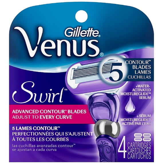 Gillette Womens Venus Swirl 4-Cartridges 6 Pack