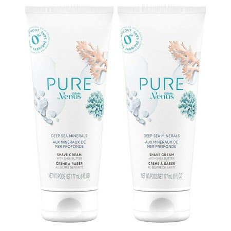 Gillette by Venus Pure Shave Cream Deep Sea Minerals - 6 oz