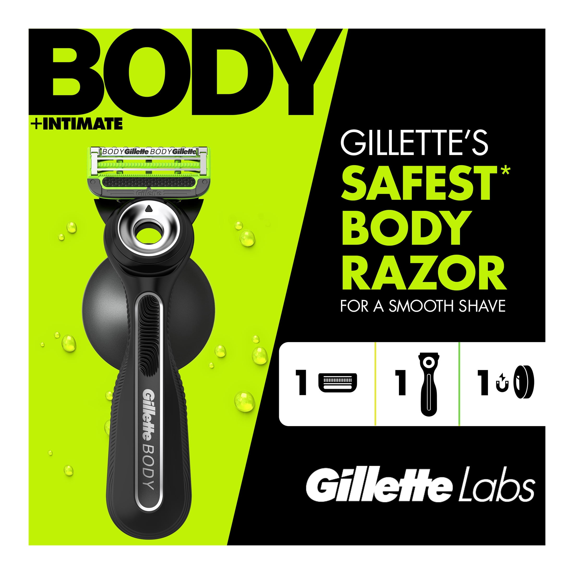 GilletteLabs Body + Intimate Razor For Men