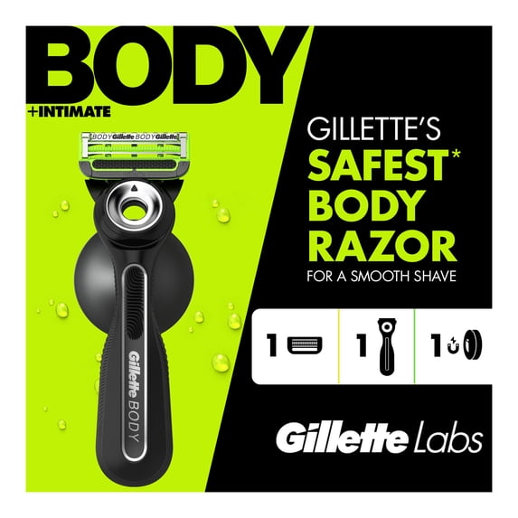 GilletteLabs Body + Intimate Razor For Men - Walmart.com