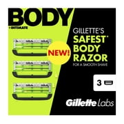 Gillette Labs Razor Blade Refills for Body & Intimate, 3 Count