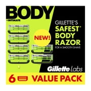 GilletteLabs Body + Intimate Razor Blade Refills, 6ct