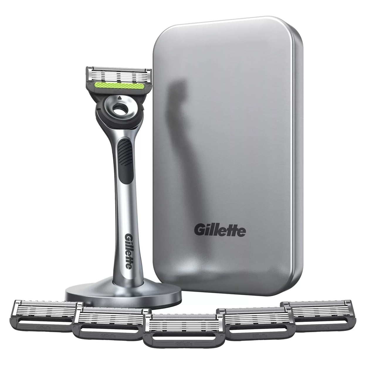 Gillette Labs with Exfoliating Bar by Gillette - Maquinilla de afeitar y  estuche de viaje para hombre, kit de afeitado para hombres, almacenamiento