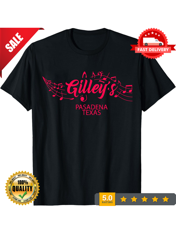 Gilley S Bar Urban Cowboy Gilleys Texas Shirt Gift Black Size up to 4XL, ULTRA LIMITED-TH70977