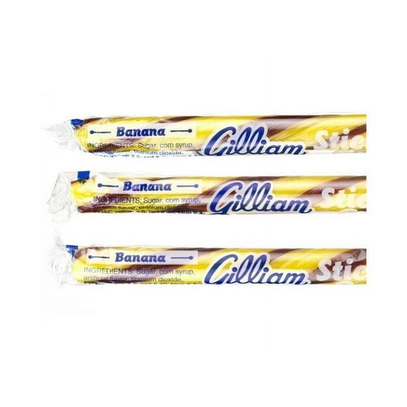 Banana Candy Sticks: 80 Count Refill _ Individually Wrapped Candy Stick