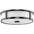 thumbnail image 1 of Gilliam Collection Three-Light Matte Black New Traditional Flush Mount, 1 of 9