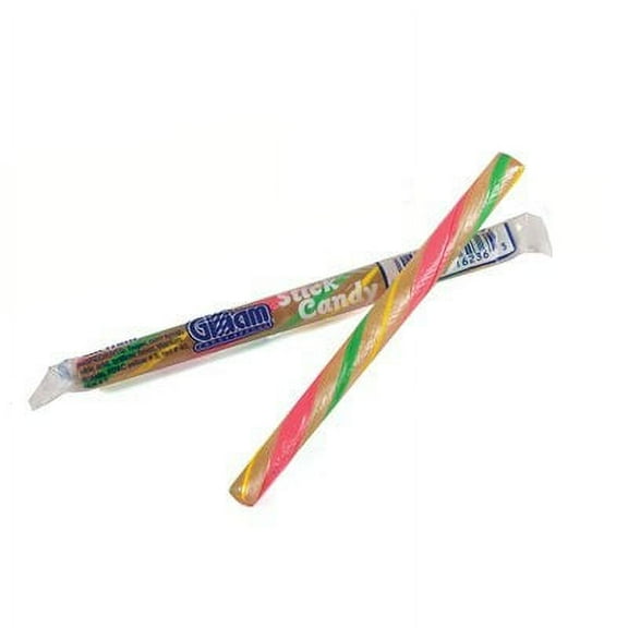 Gilliam Old Fashioned Tutti Fruitti Stick Candy, (Pack of 80)