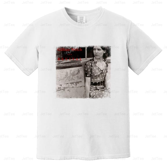 Gillian Welch Revival Vintage Retro Folk Americana Music Singer Duo Comfort Color T-Shirt Unisex, up to 4XL