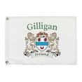 thumbnail image 1 of Gilligan Irish Coat of Arms Small White Flag - 16"x10.5" inches, 1 of 1