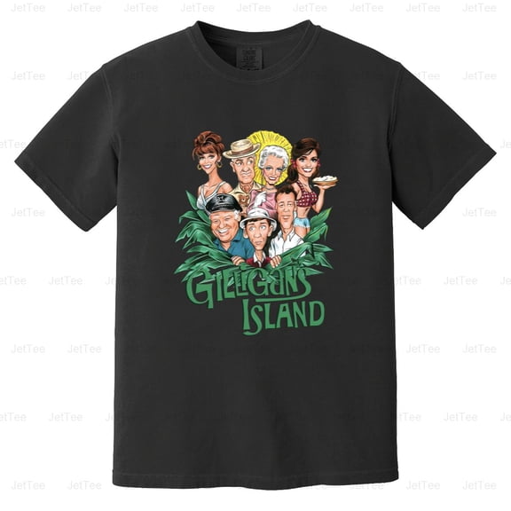 Gilligan's Island Vintage Retro 60s TV Show Comedy Classic Castaway Comfort Color T-Shirt Unisex, up to 4XL