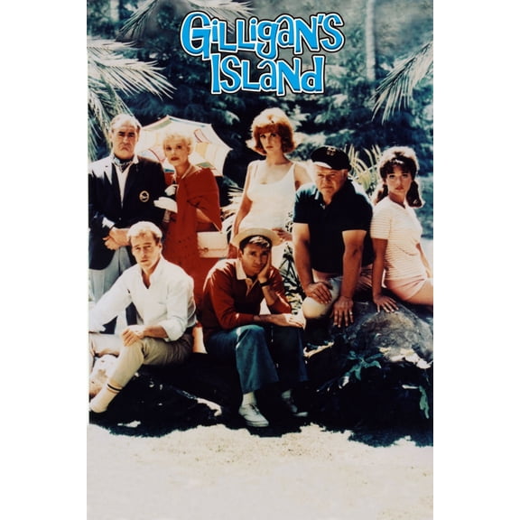 Gilligans Island Cast poster Metal Sign 8inx 12in Metal Print 8x12 Square Adults Poster Time