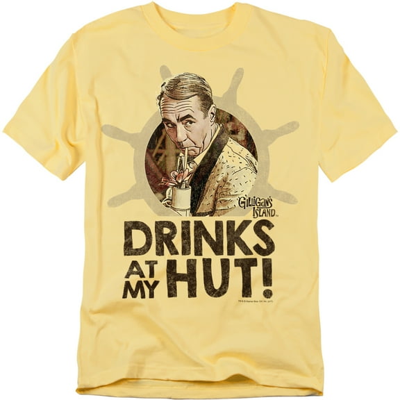 Gilligans Island T-Shirt Drinks Unisex Graphic Tee For Men & Women