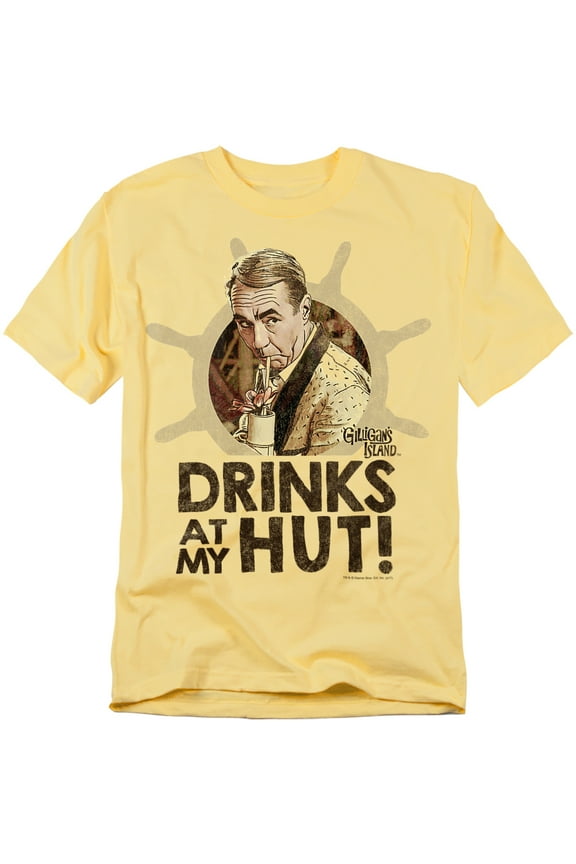 Gilligans Island T-Shirt Drinks Unisex Graphic Tee For Men & Women