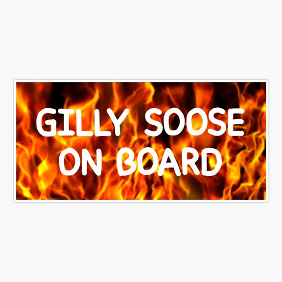 Gilly Soose Western Pond Bird Theme Sticker