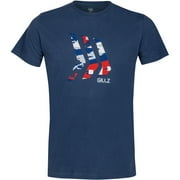 Gillz Contender Series 3 Gillz USA Tek Fill T-Shirt - XL - Dress Blues