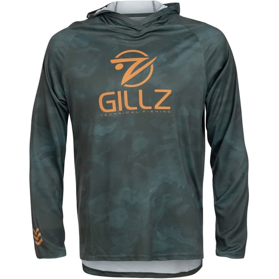 Gillz Contender Series Burnt UV Pullover Hoodie - Medium - Green