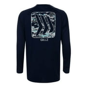 Gillz Dress Blues Men's Contender Series Long Sleeve UV Fishing Tee