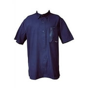 Gillz Men's SS Deep Sea Woven Shirt (as1, Alpha, xx_l, Regular, Regular, Light Blue)