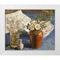 thumbnail image 1 of Gilman, Harold 31x26 White Modern Wood Framed Museum Art Print Titled - Still Life With Flowers In a Vase, 1 of 4