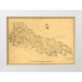 thumbnail image 1 of Gilmer 32x24 White Modern Wood Framed Museum Art Print Titled - King William County Virginia - Gilmer 1865, 1 of 4