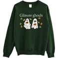 thumbnail image 1 of Gilmore Ghouls Graphic Pullover Sweatshirt, Spooky Ghosts Fall Leaves, 1 of 6
