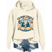 Gilmore Ghouls Halloween Hoodie Ghost Spooky Season Halloween Sweatshirt Funny Ghost Tops