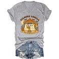 thumbnail image 1 of Gilmore Ghouls Halloween V Neck Shirt Where You Haunt I Will Follow Tshirt Cute Ghost Spooky Tops, 1 of 5