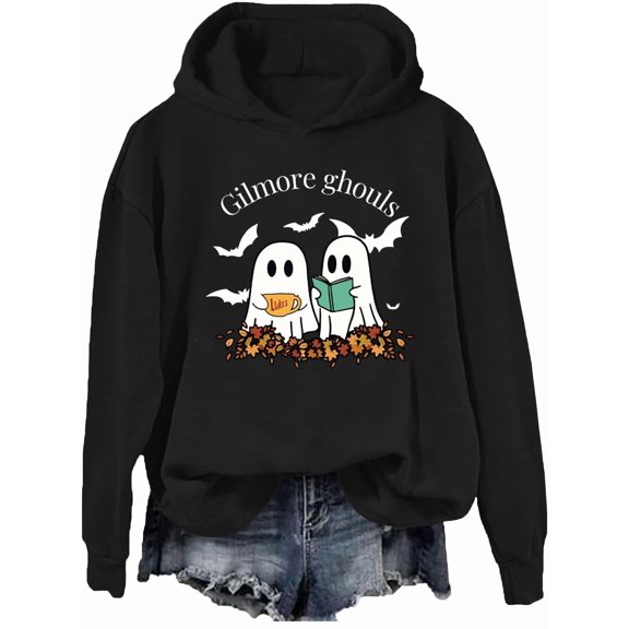 Gilmore Ghouls Hoodie Stars Hallow Sweatshirt Funny Halloween Shirt Ghost Unisex Tops