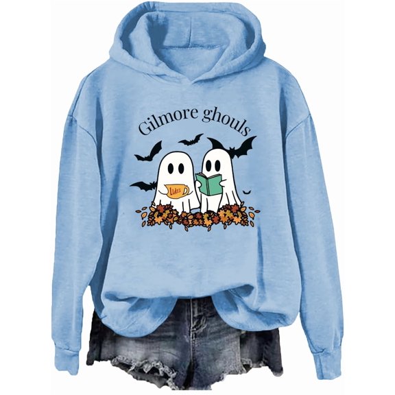 Gilmore Ghouls Hoodie Stars Hallow Sweatshirt Funny Halloween Shirt Ghost Unisex Tops