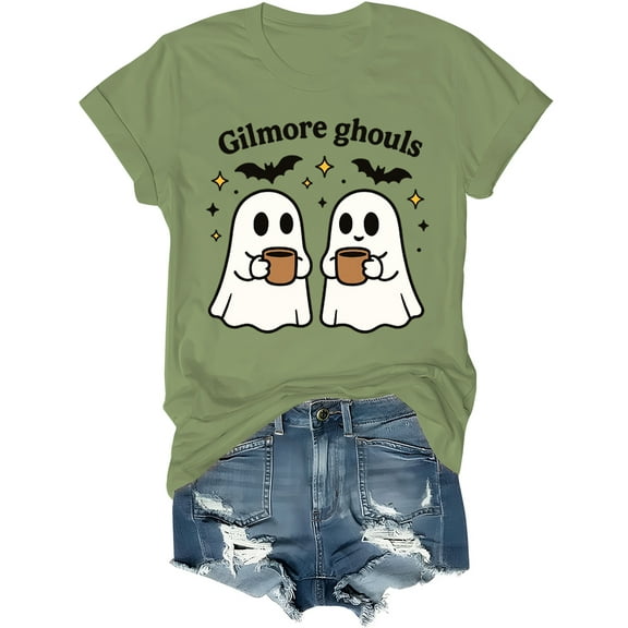 Gilmore Ghouls Shirt Stars Hallow T-Shirt Funny Halloween Tshirt Ghost Tees