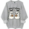 thumbnail image 1 of Gilmore Ghouls Sweatshirt Stars Hallow Shirt Funny Halloween Ghost Crewneck Tops, 1 of 7