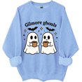thumbnail image 1 of Gilmore Ghouls Sweatshirt Stars Hallow Shirt Funny Halloween Ghost Crewneck Tops, 1 of 7