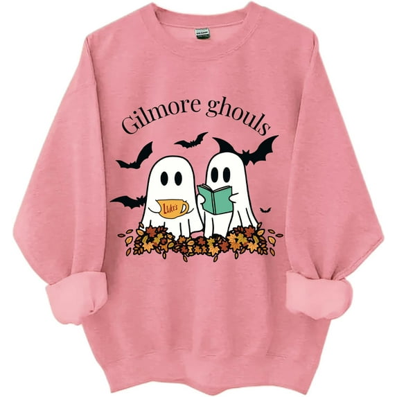 Gilmore Ghouls Sweatshirt Stars Hallow Shirt Funny Halloween Ghost Unisex Tops