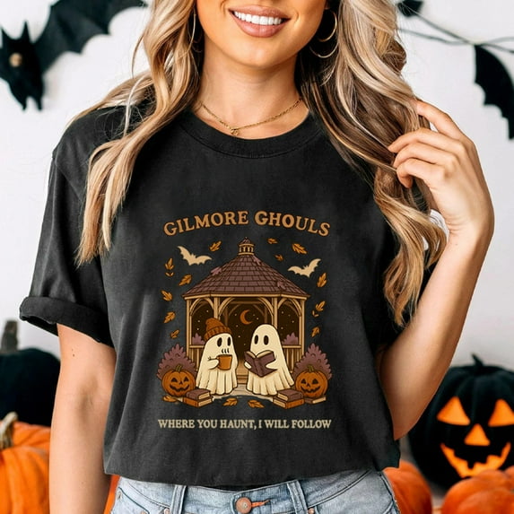 Gilmore Ghouls T-Shirt – Cute Halloween Ghosts Graphic Tee