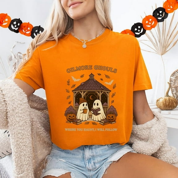 Gilmore Ghouls T-Shirt – Cute Halloween Ghosts Graphic Tee