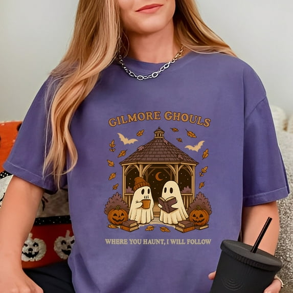 Gilmore Ghouls T-Shirt – Cute Halloween Ghosts Graphic Tee