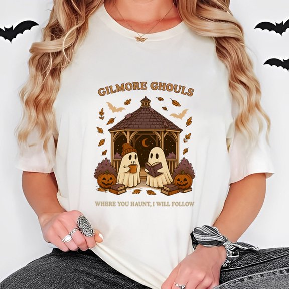 Gilmore Ghouls T-Shirt – Cute Halloween Ghosts Graphic Tee