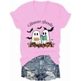 thumbnail image 1 of Gilmore Ghouls V Neck Shirt Stars Hallow T-Shirt Funny Halloween Tshirt Ghost Tee Unisex, 1 of 5