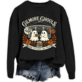 thumbnail image 1 of Gilmore Ghouls Where You Haunt I Will Follow Halloween Boo Sweatshirt Women Halloween Boo Graphic Shirt Unisex, 1 of 7