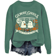 thumbnail image 1 of Gilmore Ghouls Where You Haunt I Will Follow Halloween Boo Sweatshirt Women Halloween Boo Graphic Shirt Unisex, 1 of 6
