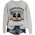 thumbnail image 1 of Gilmore Ghouls Where You Haunt I Will Follow Halloween Boo Sweatshirt Women Halloween Boo Graphic Shirt Unisex, 1 of 7