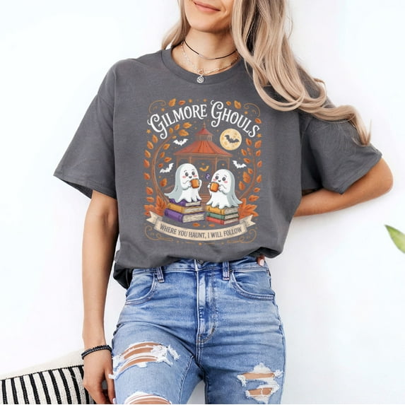 Gilmore Ghouls Where You Haunt I Will Follow T-Shirt, Multicolors, Size S-5XL