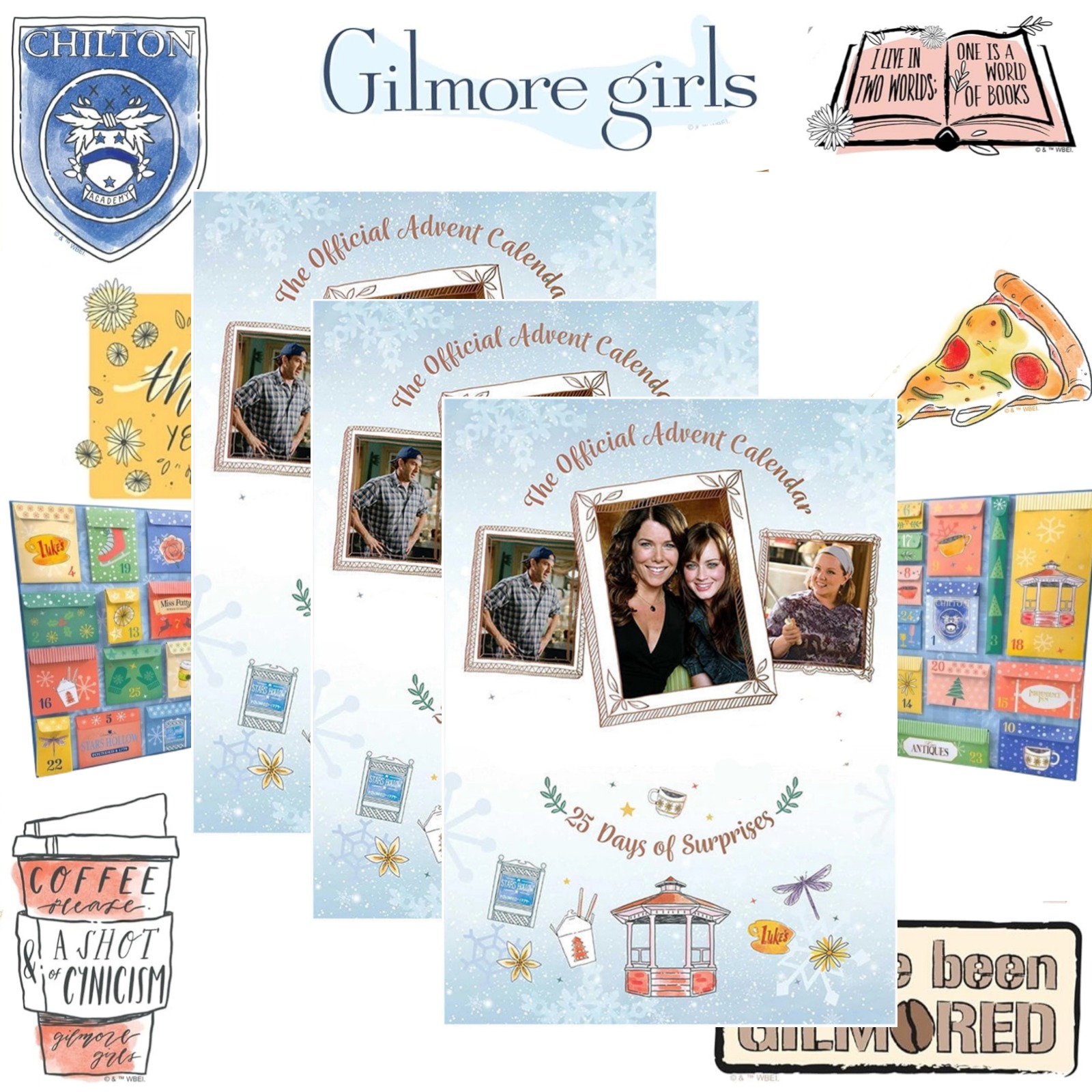 Gilmore Girls Advent Calendar 2024, 25 Day Christmas Countdown Calendar Set(3PCS)