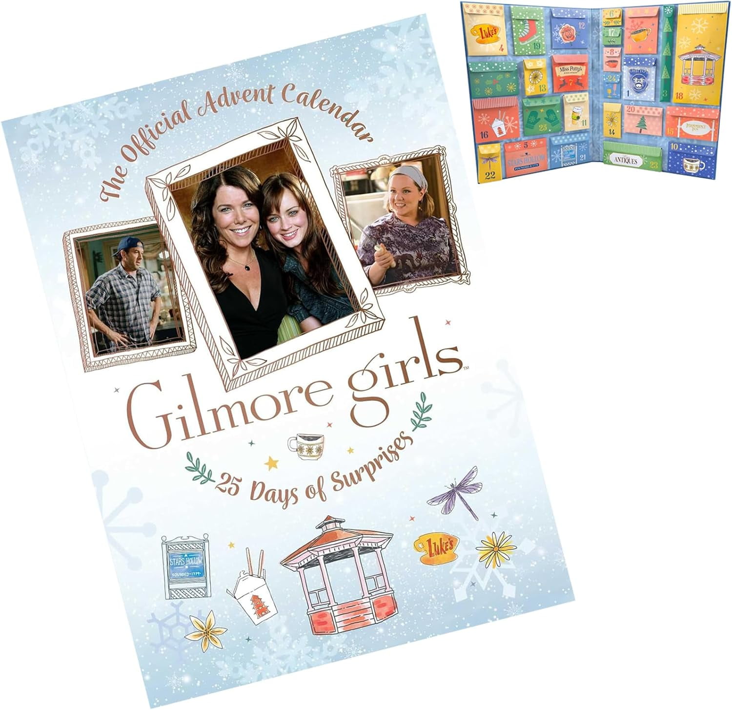 Gilmore girls advent calendar 2024 25 day christmas countdown calendar
