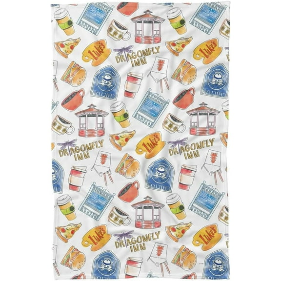 Gilmore Girls Blanket,40"x60" Dragonfly Inn and Lukes Fleece Blanket