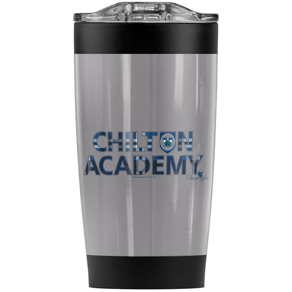 Gilmore Girls Chilton Academy Stainless Steel Tumbler 20 oz Coffee Travel Mug/Cup, Vacuum Insulated & Double Wall with Leakproof Sliding Lid | Great for Hot Drinks and Cold Beverages