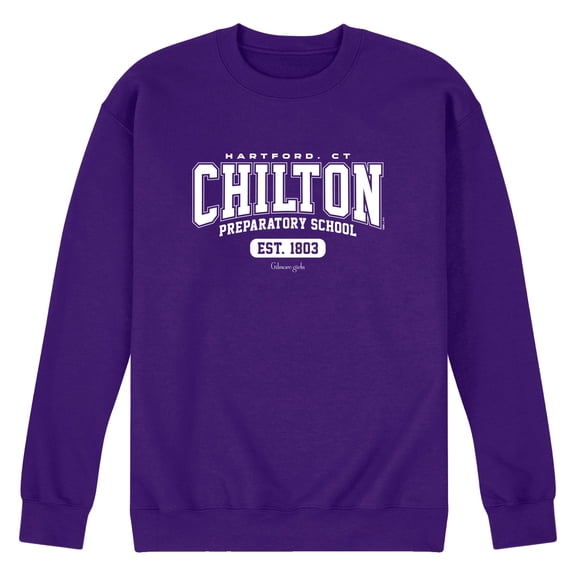 Gilmore Girls - Chilton Prep School - Men's Long Sleeve Crew Fleece Sweatshirt