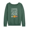 thumbnail image 1 of Gilmore Girls - Coffee And Cynisism - Women's French Terry Long Sleeve Pullover, 1 of 4