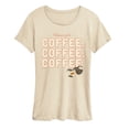 thumbnail image 1 of Gilmore Girls - Coffee, Coffee, Coffee Women's Short Sleeve Graphic T-Shirt, 1 of 4
